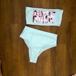 BRIDE Two piece high waisted bikini